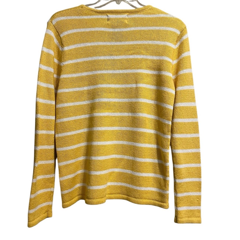 Sag Harbor Sport Petite XS Sweater Cotton Blend Round Neck Long Sleeve Novelty - Picture 3 of 5